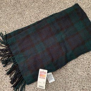 Uniqlo black and green scarf - brand new!